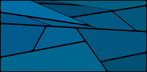 Colorful illustration with black space. Abstract geometric pattern. Mosaic background. Geometrical multicolored shapes.