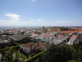 Fototapeta na wymiar Ponta Delgada, one of the most beautiful cities of the Azores