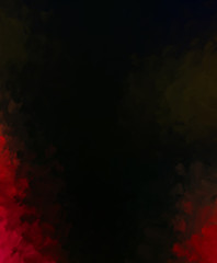 Brushed Painted Abstract Background. Brush stroked painting. Strokes of paint. 2D Illustration.