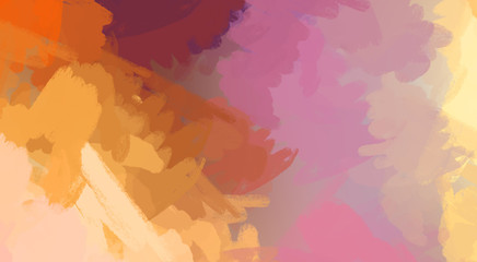 Brushed Painted Abstract Background. Brush stroked painting. Artistic vibrant and colorful wallpaper.