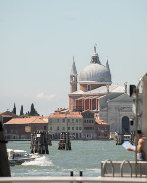 Il Redentore By River In City