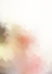 Brushed Painted Abstract Background. Brush stroked painting. Artistic vibrant and colorful wallpaper..