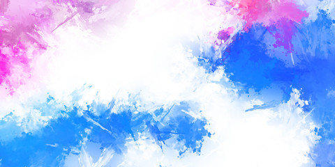 Brushed Painted Abstract Background. Brush stroked painting. Strokes of paint. 2D Illustration.