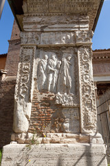 The Arcus Argentariorum (Arch of the Money-Changers; Arco degli Argentari), is an ancient Roman...