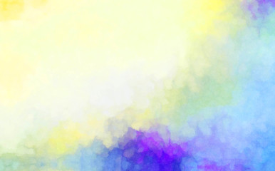 Watercolor painted background. Abstract Illustration wallpaper. Brush stroked painting. 2D Illustration.