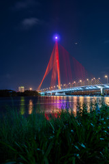 Fototapeta na wymiar Hàn River Bridge,Da Nang, Vietnam