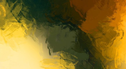 Fototapeta premium Brushed Painted Abstract Background. Brush stroked painting. Artistic vibrant and colorful wallpaper.