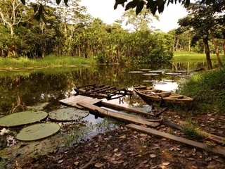 laguna amaz&oacute;nica colombiana