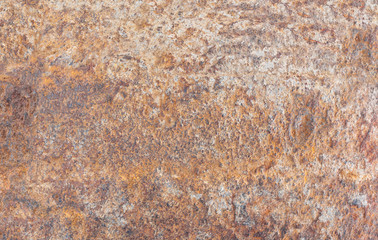 The texture of an old rusty metal. Color image, photo.