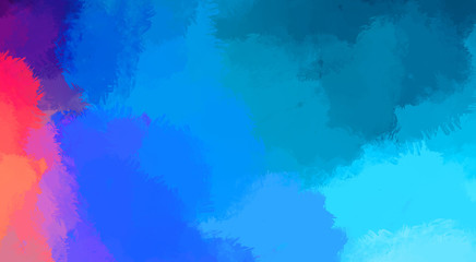Brushed Painted Abstract Background. Brush stroked painting. Artistic vibrant and colorful wallpaper.