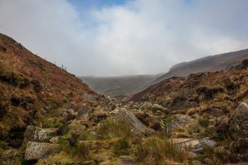 Mountains, Fields and Forests, Edale, Peak District, England, UK