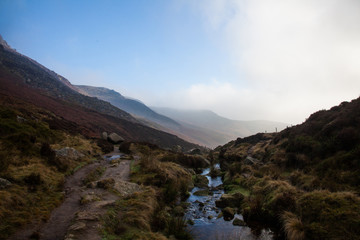 Mountains, Fields and Forests, Edale, Peak District, England, UK