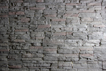 muro de piedra gris
