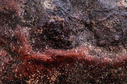 Abstract Natural Texture Black and Red