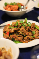 Vietnamese food in Da Nang restaurant.