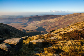 Mountain Landscape,  Edale, Peak District, National Trust, UK