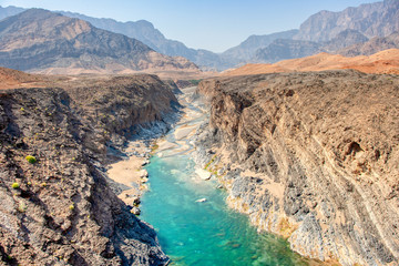 Wadi Dyqah in Oman