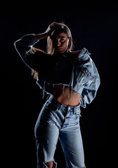 Stylish trendy woman