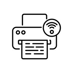 Wireless Keyboard Vector Icon