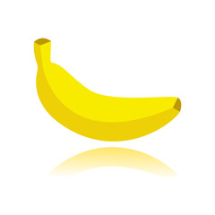 Banana logo icon vector