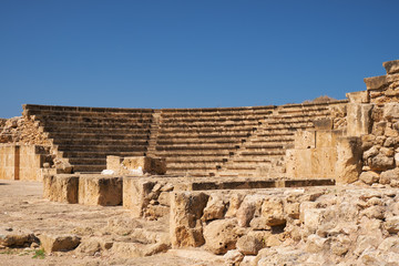 Paphos Odeum. Paphos Archaeological Park. Cyprus