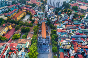 St. Joseph's Cathedral (simply called “Big Church” in Vietnamese), Nha Chung Street near the...
