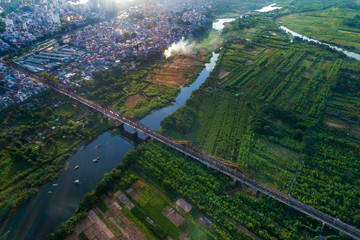 The Long Bien Bridge was constructed from 1989 to 1902 during French’s occupation of the country....