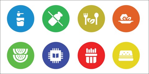 diet icon set