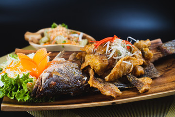 
Fried fish
