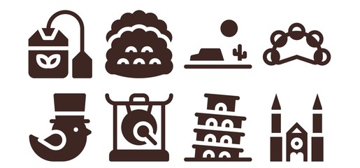 culture icon set