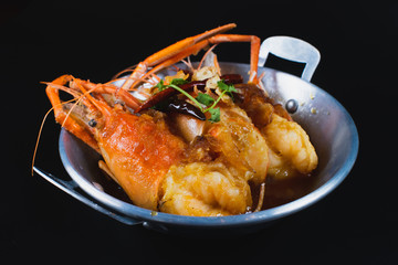 Fried Shrimp with sauce