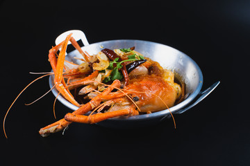 Fried Shrimp with sauce