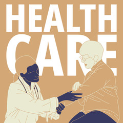 illustration of healthcare and medical concept