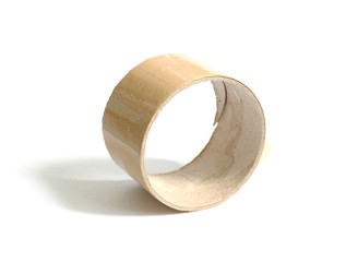 roll of masking tape on white background