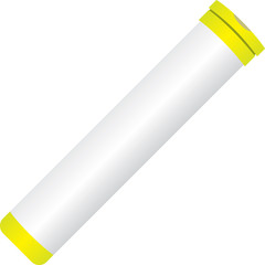 Round pill tube