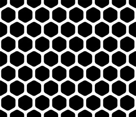 beehive repeating texture in black and white