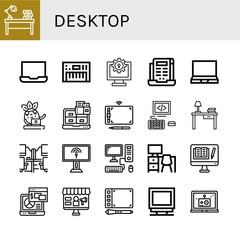 desktop icon set