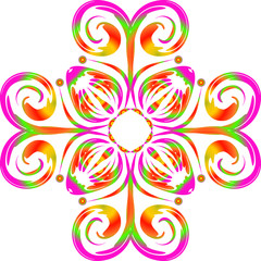 
Simple Mandala Shape for Coloring. Vector Mandala. Floral. Flower. Oriental. Book Page. Outline.multi color mandala.Creative mandala design.

