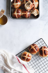 easter hot cross buns