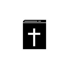 Obraz premium Bibble book easter black icon