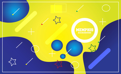 Memphis Pattern Background
