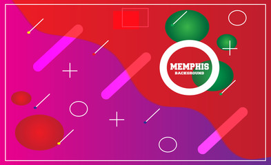 Memphis Pattern Background