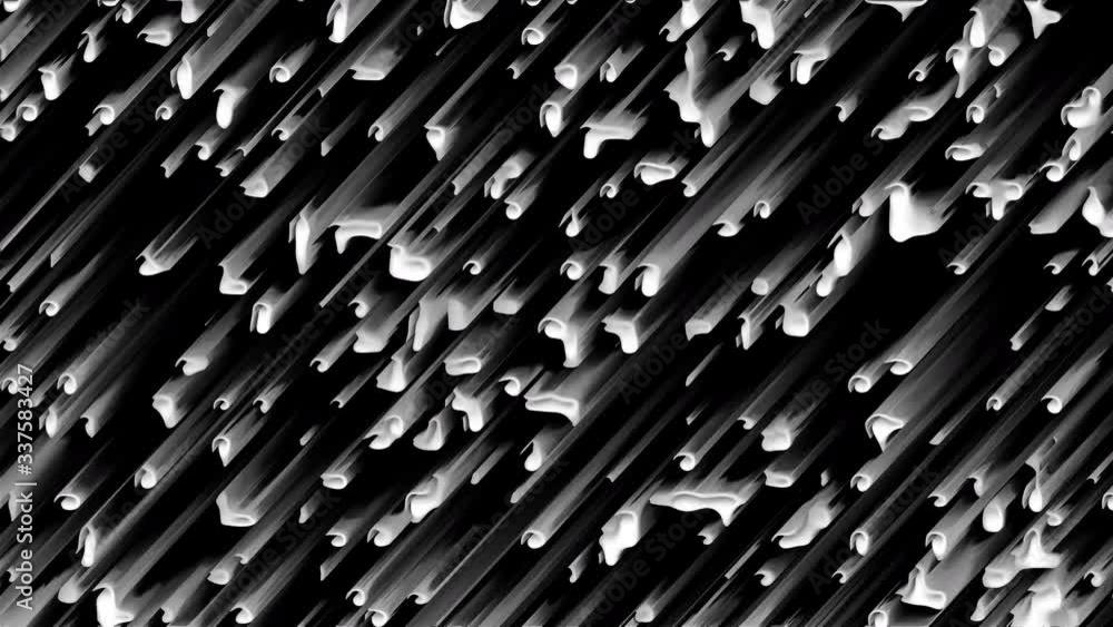 Poster many abstract comets fall at high speed, 3d rendering. virtual asteroid rain, computer generated bac