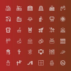 Editable 36 fun icons for web and mobile