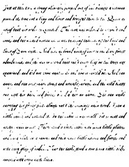 Bold blurred handwriting pattern. Vintage book page template. Black text on white background. 