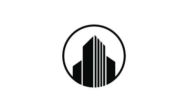 Black Building Logo