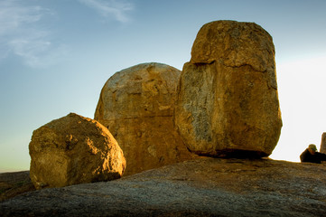 rocks in the desert