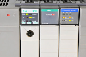 The PLC Industrial computer at work