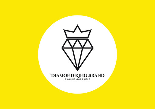 Diamenty  logo koncepcja