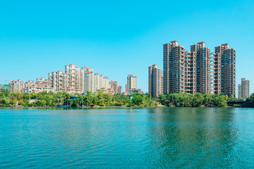 Fototapeta premium Chinese town architecture.